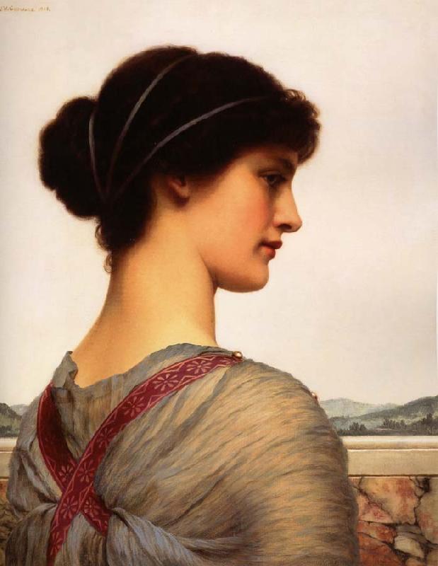 John William Godward Classical Beauty oil painting picture